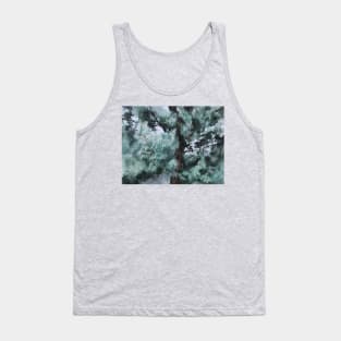 Fir Tree Christmas Design Tank Top